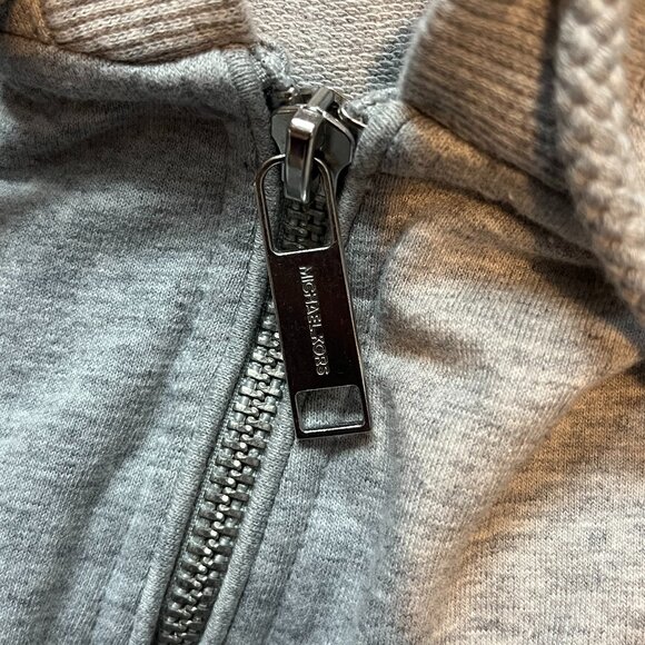 Michael Kors Full Zip Top MK Logo Women's Hoodie, size L - Picture 2 of 5